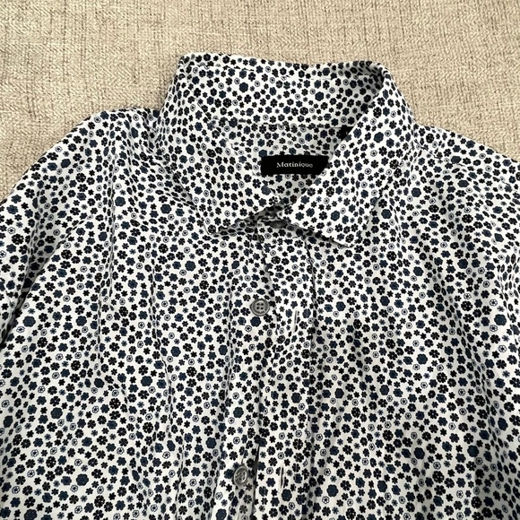 Men’s Long Sleeve Floral Print Sport Shirt - Picture 3 of 4